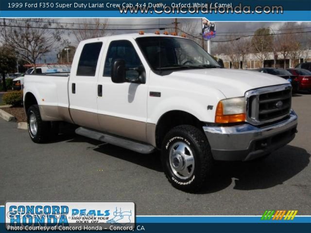 1999 Ford F350 Super Duty Lariat Crew Cab 4x4 Dually in Oxford White