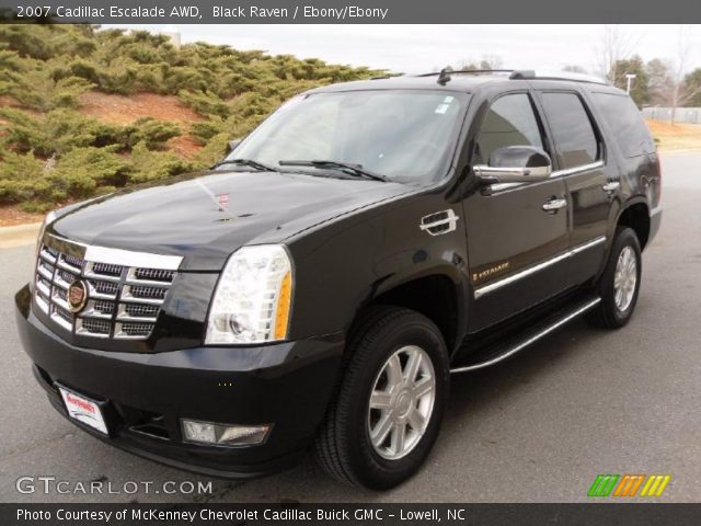 2007 Cadillac Escalade AWD in Black Raven