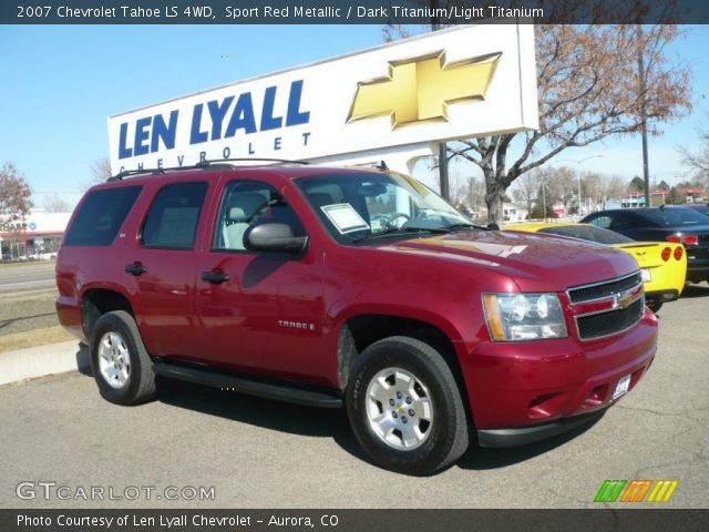 2007 Chevrolet Tahoe LS 4WD in Sport Red Metallic