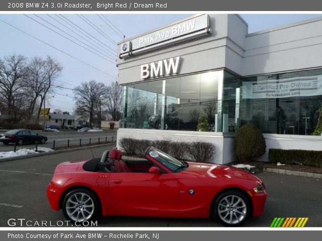 2008 BMW Z4 3.0i Roadster in Bright Red