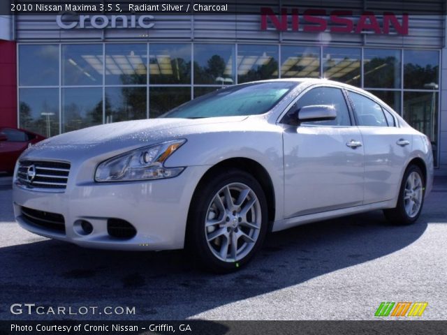 2010 Nissan maxima silver #1