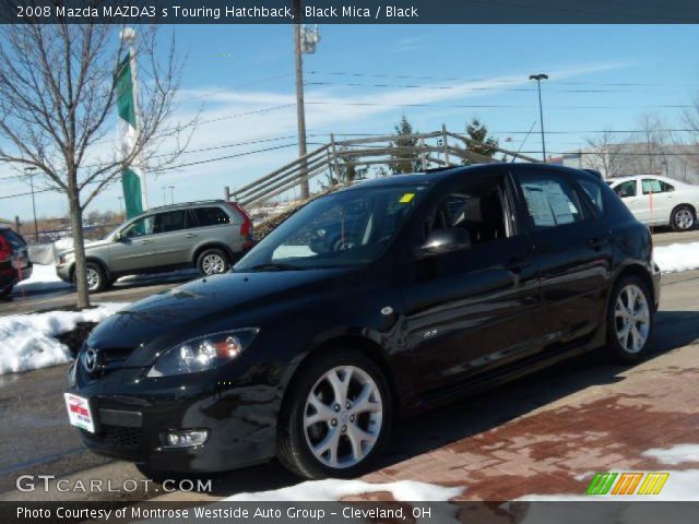 2008 Mazda MAZDA3 s Touring Hatchback in Black Mica