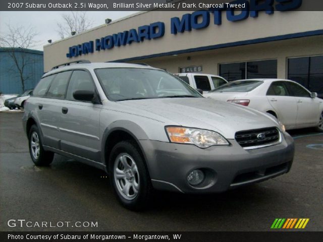 2007 Subaru Outback 2.5i Wagon in Brilliant Silver Metallic