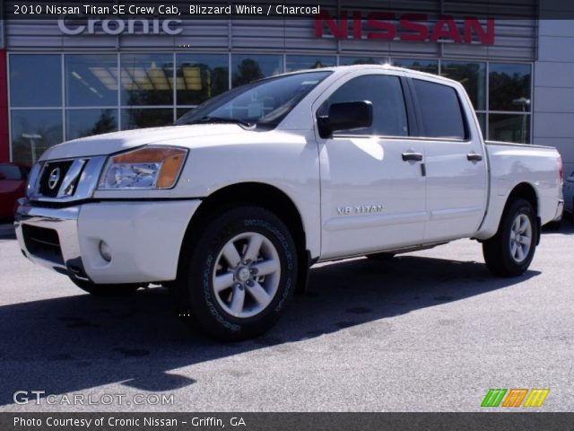2010 Nissan Titan SE Crew Cab in Blizzard White