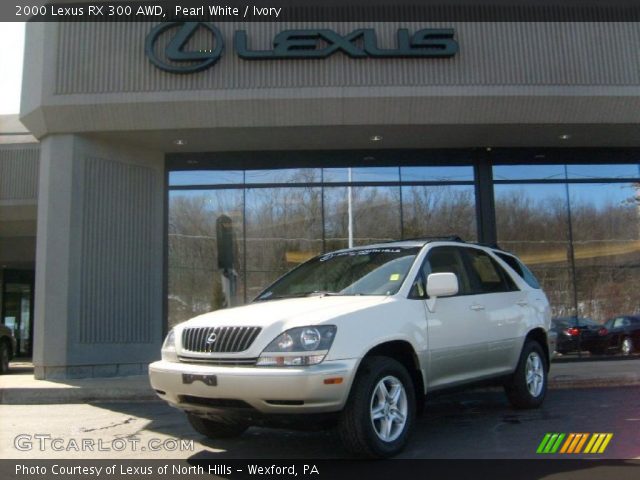 2000 Lexus RX 300 AWD in Pearl White