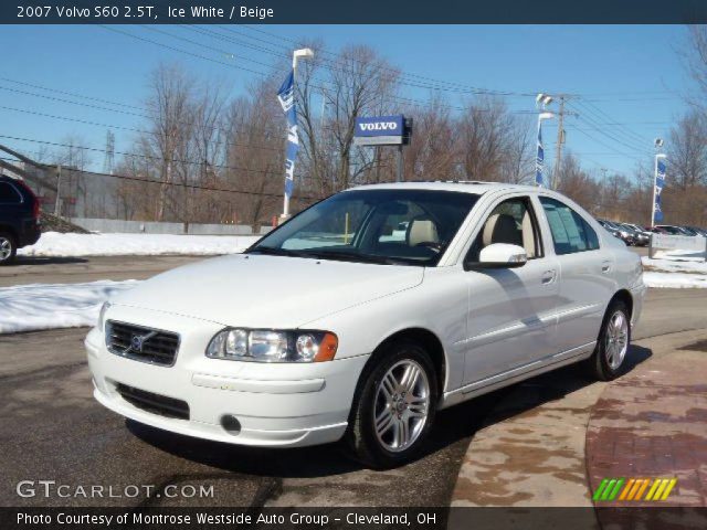 2007 Volvo S60 2.5T in Ice White