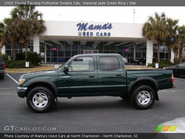 2003 Toyota Tacoma PreRunner Double Cab in Imperial Jade Green Mica