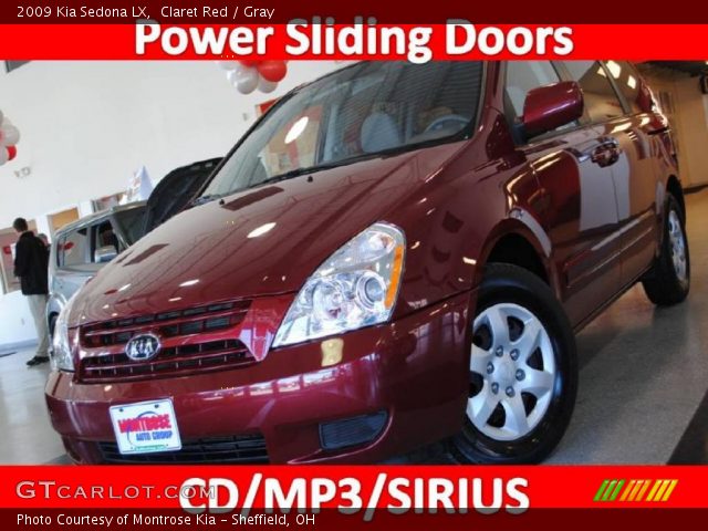 2009 Kia Sedona LX in Claret Red