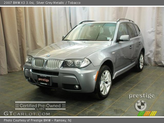 2007 BMW X3 3.0si in Silver Grey Metallic