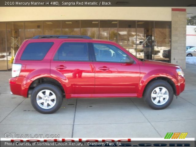2010 Mercury Mariner I4 4WD in Sangria Red Metallic
