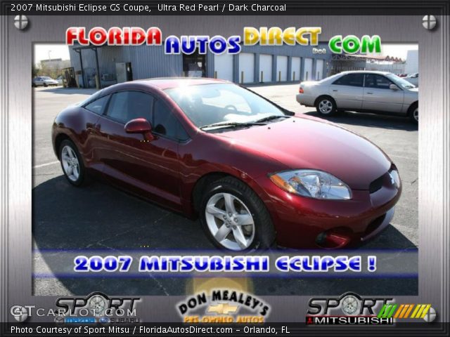 2007 Mitsubishi Eclipse GS Coupe in Ultra Red Pearl