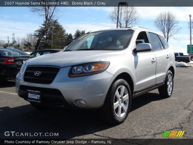 2007 Hyundai Santa Fe Limited 4WD in Ebony Black