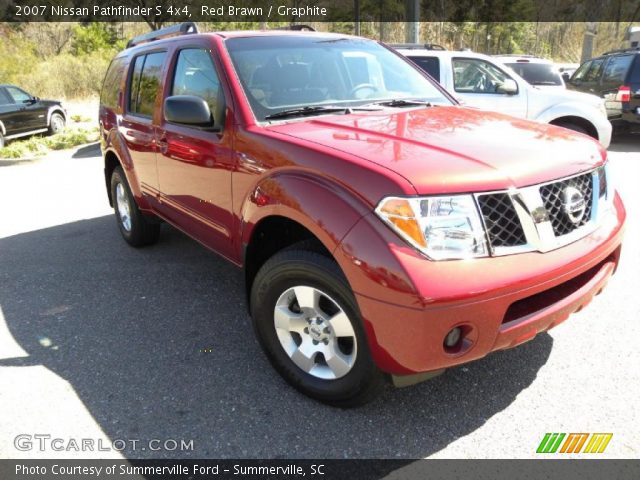 2007 Nissan Pathfinder S 4x4 in Red Brawn