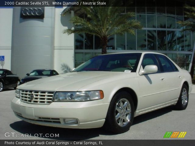 2000 Cadillac Seville STS in White Diamond