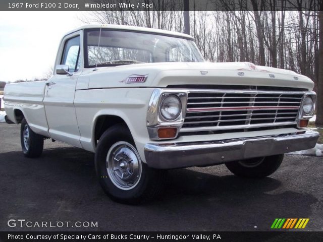 1967 Ford F100 2 Door in Wimbledon White