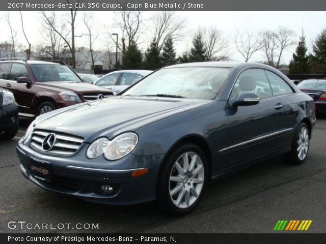 2007 Mercedes-Benz CLK 350 Coupe in Capri Blue Metallic