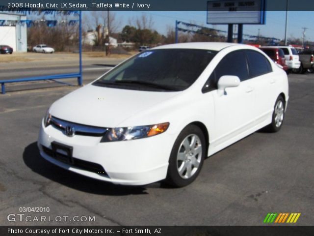 2008 Honda Civic LX Sedan in Taffeta White
