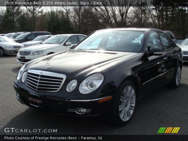 2008 Mercedes-Benz E 350 4Matic Sedan in Black