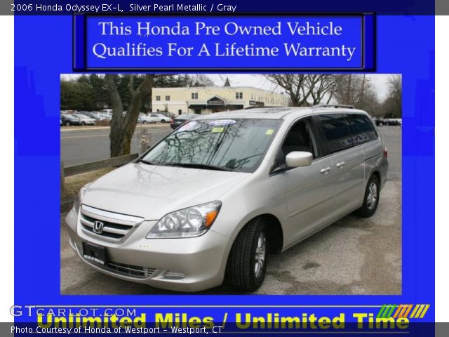 2006 Honda Odyssey EX-L in Silver Pearl Metallic