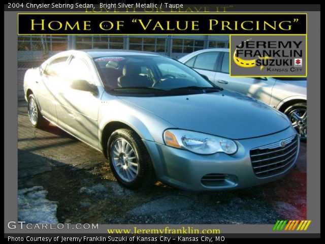 2004 Chrysler Sebring Sedan in Bright Silver Metallic