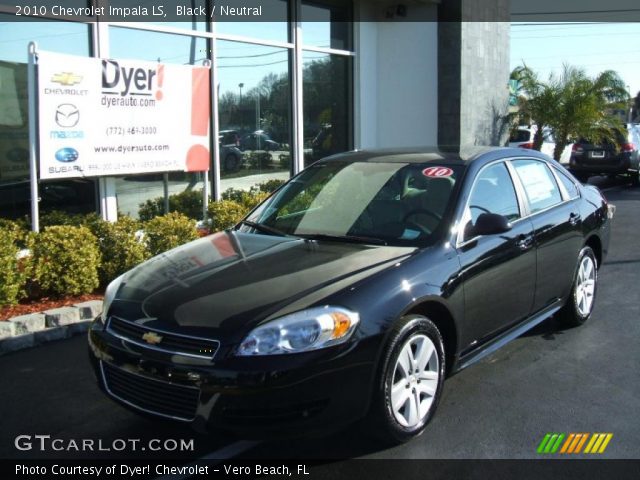 2010 Chevrolet Impala LS in Black