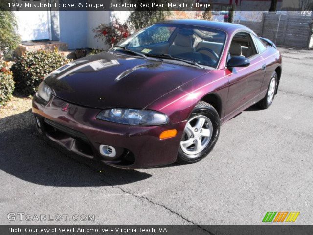 1997 Mitsubishi Eclipse RS Coupe in Barcelona Red Pearl Metallic