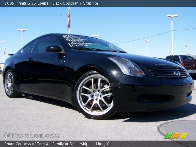 2005 Infiniti G 35 Coupe in Black Obsidian