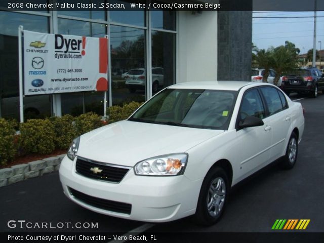 2008 Chevrolet Malibu Classic LS Sedan in White