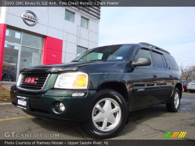 2003 GMC Envoy XL SLE 4x4 in Polo Green Metallic