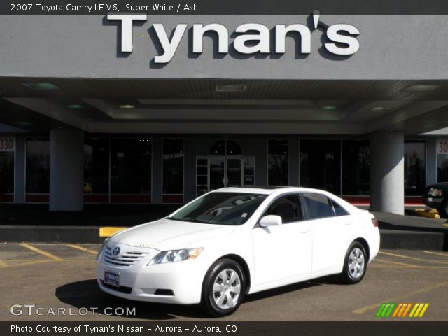 2007 Toyota Camry LE V6 in Super White