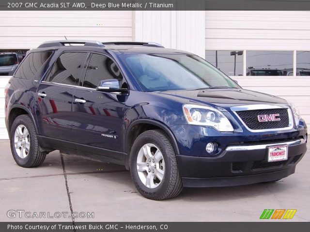 2007 GMC Acadia SLT AWD in Deep Blue Metallic