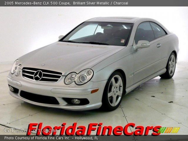 2005 Mercedes-Benz CLK 500 Coupe in Brilliant Silver Metallic