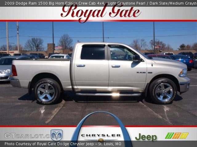 2009 Dodge Ram 1500 Big Horn Edition Crew Cab 4x4 in Light Graystone Pearl