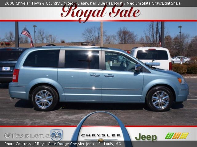 2008 Chrysler Town & Country Limited in Clearwater Blue Pearlcoat