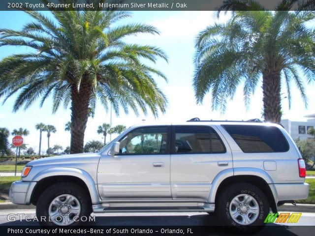 2002 Toyota 4Runner Limited in Millennium Silver Metallic