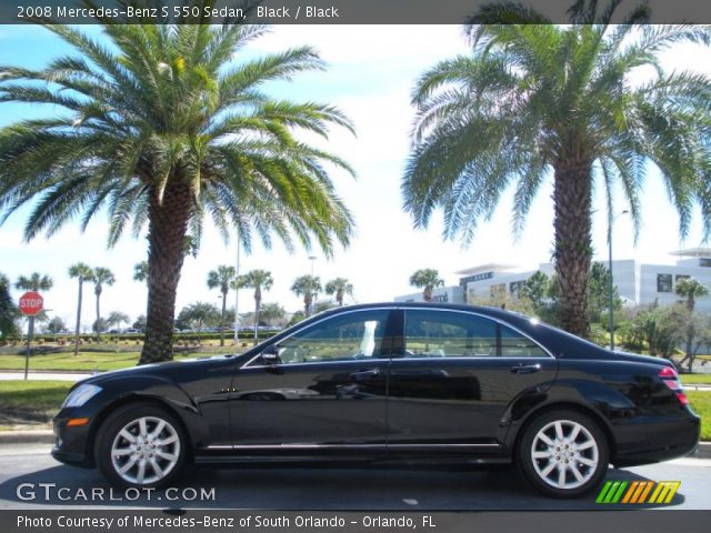 2008 Mercedes-Benz S 550 Sedan in Black