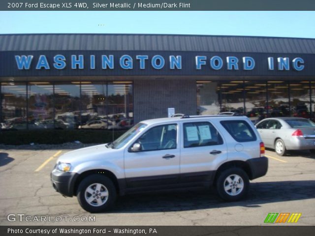 2007 Ford Escape XLS 4WD in Silver Metallic