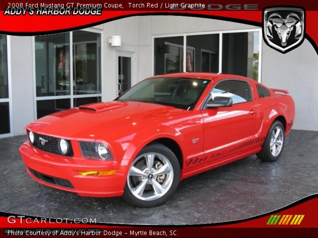 2008 Ford Mustang GT Premium Coupe in Torch Red