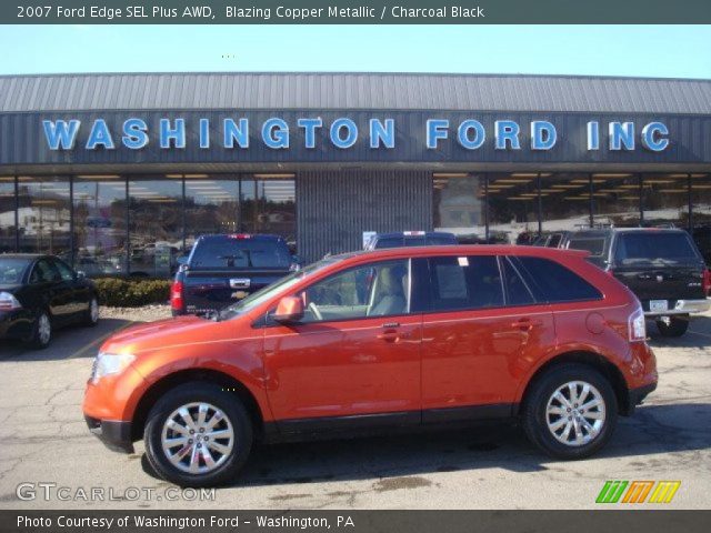 2007 Ford Edge SEL Plus AWD in Blazing Copper Metallic