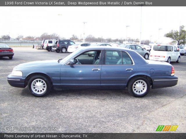 1998 Ford Crown Victoria LX Sedan in Deep Wedgewood Blue Metallic