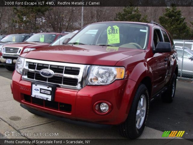 2008 Ford Escape XLT 4WD in Redfire Metallic