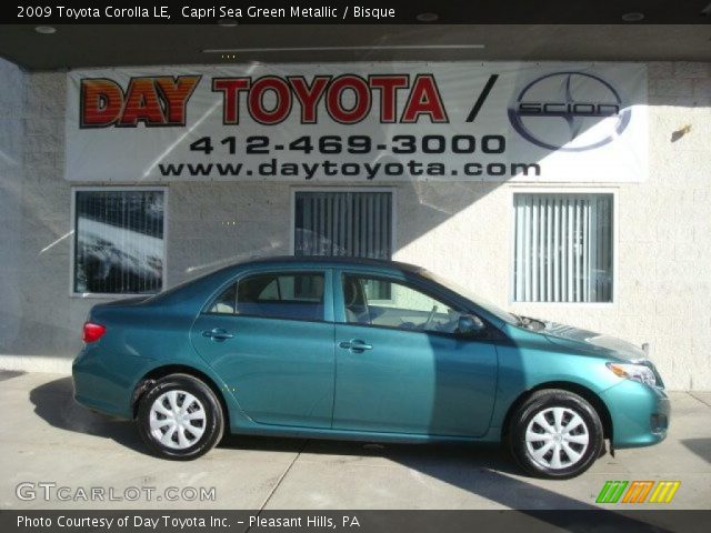 2009 Toyota Corolla LE in Capri Sea Green Metallic