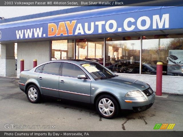 2003 Volkswagen Passat W8 4Motion Sedan in Blue Silver Metallic