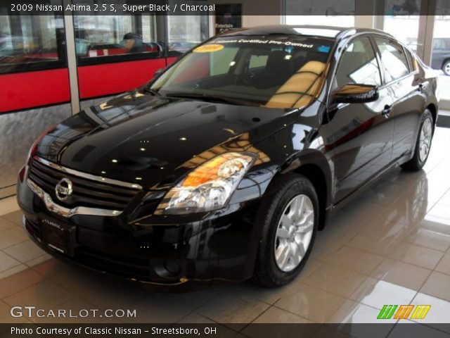 2009 Nissan Altima 2.5 S in Super Black