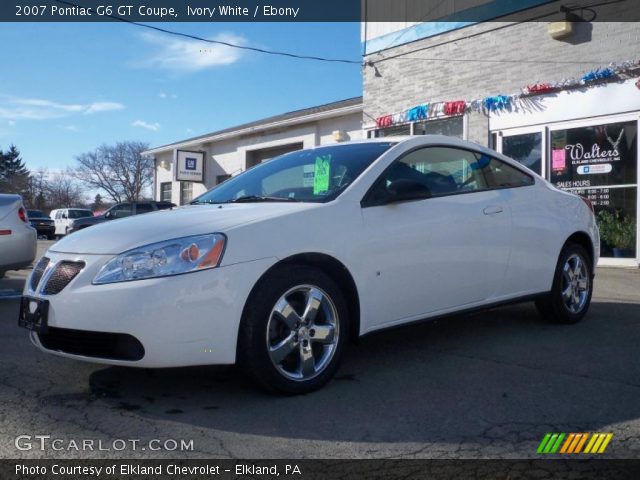 2007 Pontiac G6 GT Coupe in Ivory White