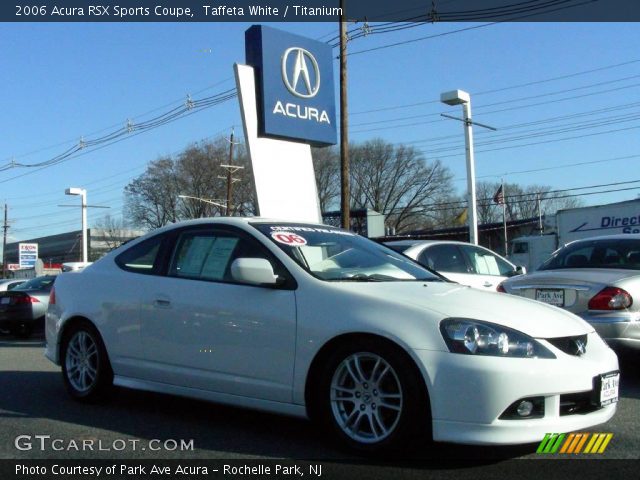 2006 Acura RSX Sports Coupe in Taffeta White