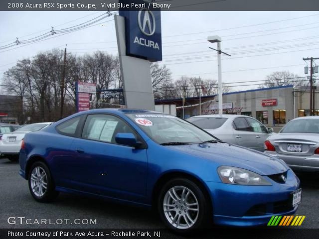 2006 Acura RSX Sports Coupe in Vivid Blue Pearl
