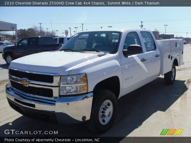 2010 Chevrolet Silverado 2500HD Crew Cab 4x4 Chassis in Summit White