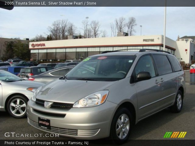 2005 Toyota Sienna LE in Silver Shadow Pearl