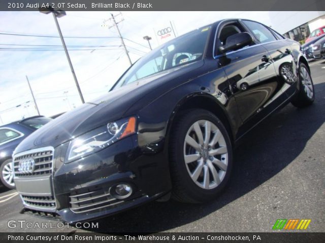 2010 Audi A4 2.0T Sedan in Brilliant Black